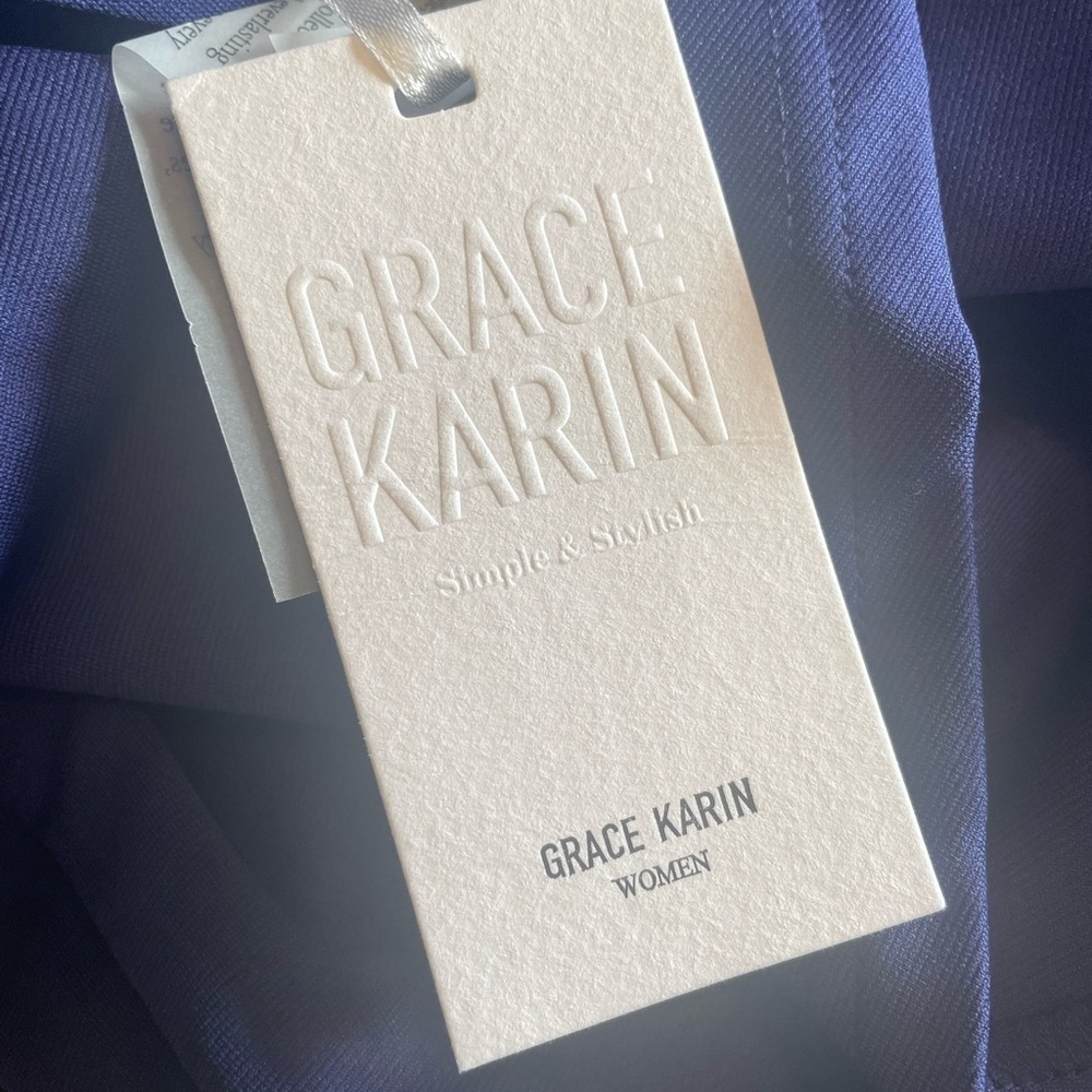 Asymmetrical One Shoulder Ruched Bodycon Midi Grace Karin Dress New with Tag - Picture 10 of 11